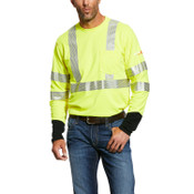 Ariat FR Hi-Vis Long Sleeve Shirt in Hi-Vis Yellow